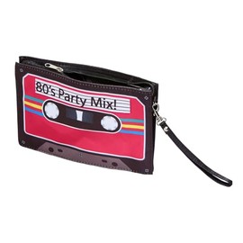 W WIDMANN MILANO Party Fashion 68592 - Cassette Handbag, 80s, Costume, Accessory, Costume Accessory, Carnival, Theme Party
