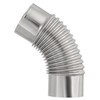 PATIKIL 45 Degree Stove Pipe, 1Pcs 3.15 Inch Elbow Stainless