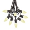 Novelty Lights 25 Foot C7 LED Outdoor Lighting Patio Christmas