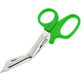 Comdent Tuff Cut EMS Utility Scissors 18cm, Perfect Bandage, Nurses, House hold, Vets, Office, Schools, Plastic Handle Utility Scissors (Dark Green)