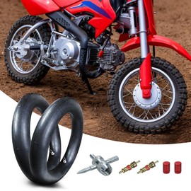 HOLATO 2.50/2.75-10 Inner Tube for CRF50 XR50 PW50 TTR50 Razor MX500 MX650 SX500 Baja Dirt Runner 49cc Motovox MVX70 KX50 KLX50 Coolster Apollo TaoTao Mini Pit Dirt Electric Bike Motorcycle 2 Pack