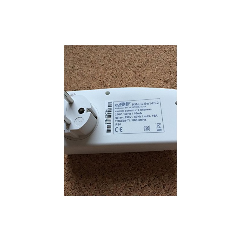 Homematic Funk-Zwischenstecker-Schaltaktor, 1fach - suitable for 105788