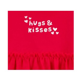 Carter's Just One You Hugs & Kisses Red Tutu Dress One Piece Bodysuit 6M