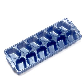 Chef Craft Stack or Nest Ice Cube Tray, 10 inches in length 2 piece set yields 10 cubes, Color May Vary