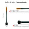 Professional Burr Grinder Brush Coffee Grinder Cleaning Brush Dusting Espresso