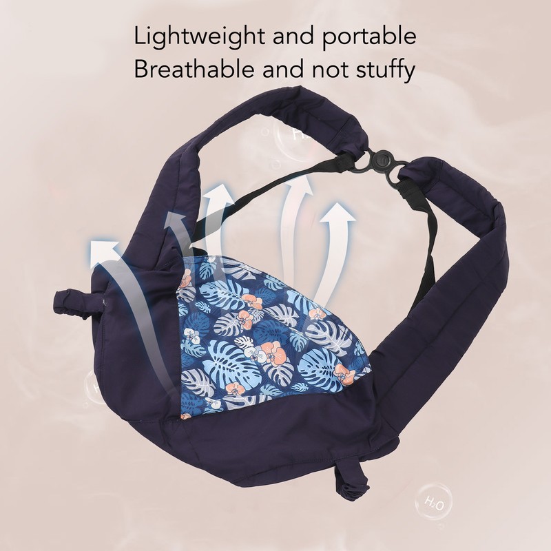 Baby Carrier Cartoon Print Pattern Soft Breathable Adjustable Newborn Infant
