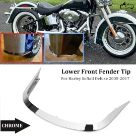 Unbranded US Lower Front Fender Tip Trim For Harley Softail Deluxe FLSTN Hard Candy Custom