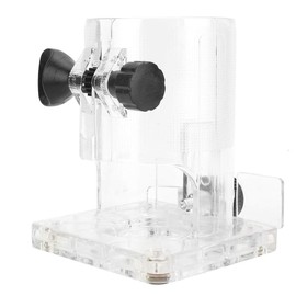 ANGGREK Katsu Router Base,Work,Woodworking Trimmer Router Transparent Plastic Base Power Tool Protective Accessory (Thick section)