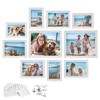 SONGMICS Picture Frames with 16 Mats, Set of 10 Collage