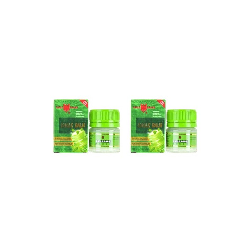 1 Pack - Twin Green Balm Essentail Oil - 2