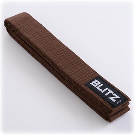 Blitz Plain Coloured Belt - Brown - 280cm