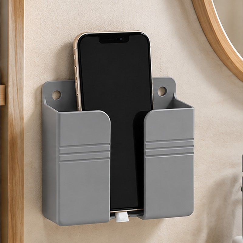 Wall Mounted Storage Box for Remote Controls – Punch-Free PP