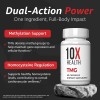 10x Health Tmg Trimetilglicina 1000mg Soporte Energía 60cáps