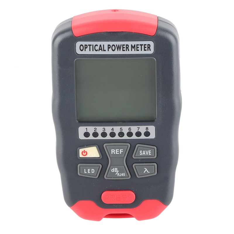 Mini Optical Fiber Power Meter RJ45 Tester FC SC ST