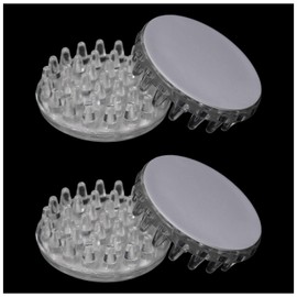 WHYHKJ 4PCS Round Furniture Caster Cups Spiked Furniture Cup Spiked Furniture Cup Carpet Protectors Spiked Caster Cups for Sofas Tables Chairs Other Furniture Transparent