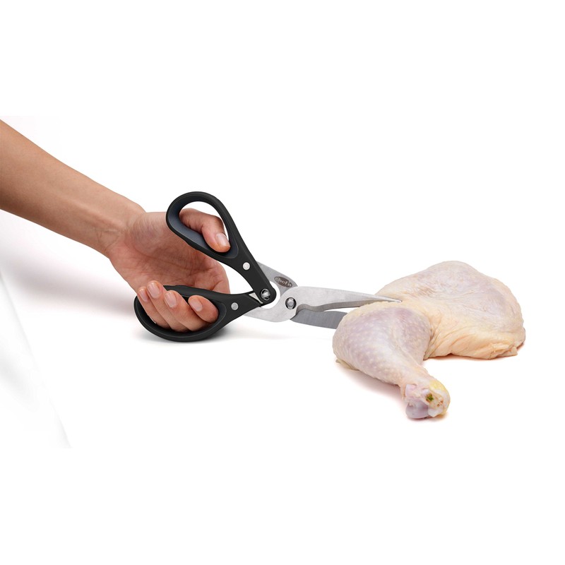 Chef'n FreshForce Poultry Shears, Heavy Duty Kitchen Meat Scissors, Stainless