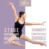 2 Pairs Shimmer Stirrup Dance Tights - Light Toast -