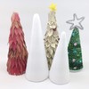 USHOBE 10 Pack Styropoam Cones for Crafts Foam Tree Cones