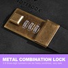 ZeriLion 240 Pages A5 Lock Journal Retro PU Leather Locking