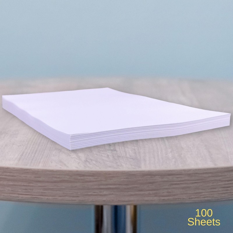 100 Sheets Plain White A5 Copier Paper 80gsm Giant Sheets