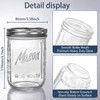 WELLIFE 6-Pack Mason Jars 16 oz with Lids – Wide
