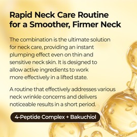 Dr. Melaxin Neck Care Cream Set, Volume Lifting Treatment, Necklinephalt and Necksphalt Formula korean skin care