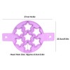 2Pcs Pancake Maker Mold, 7 Cavity Star/Heart Shape Non-Stick Egg