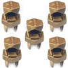 OHLECTRIC Hex Head Copper Split Bolt Connector 6 AWG (5
