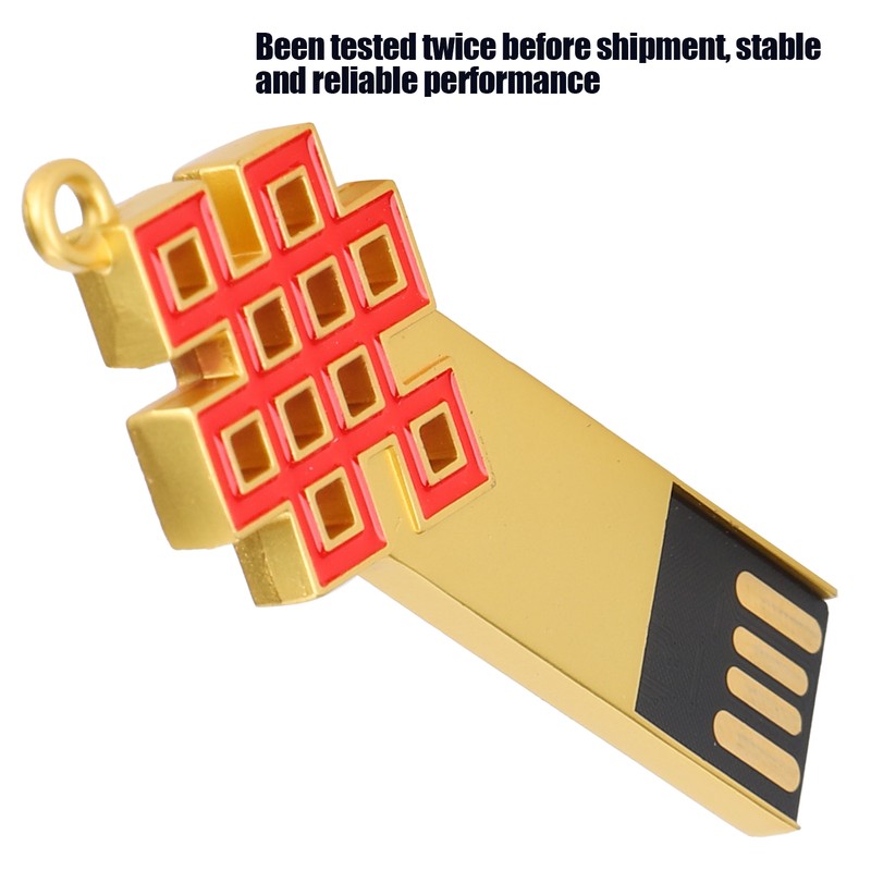 Flash Drive USB 2.0 Portable Metal Waterproof Memory Stick for