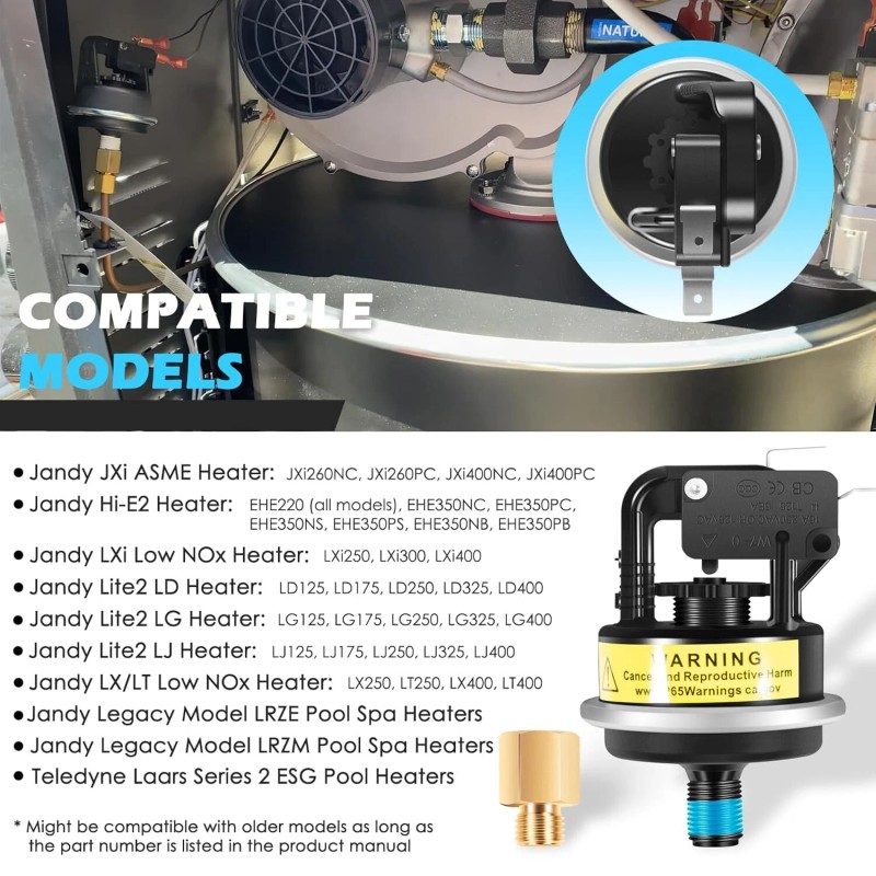 for Zodiac Replacement for Jandy Zodiac R0013200 Laars Pool Heater