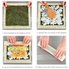 LIYANHU 2 PCS Sushi Mat, Bamboo Sushi Rolling Mat, Sushi
