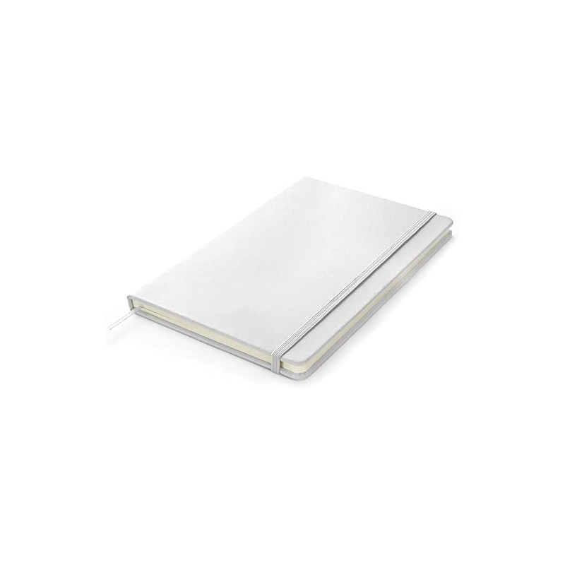 Adipn A5 notebook with rubber band. Notebook contains 160 pages