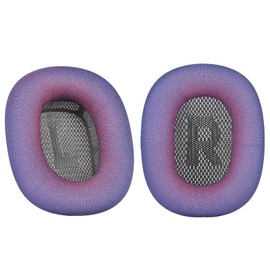 Damex mesh Fabric earpads for airpods max Ear Cushions,Compatible with airpods max Ear Pads(2024 Version),Noise Cancelling, Breathable,Magnetic mounting, not Falling Off (Gradient Purple)
