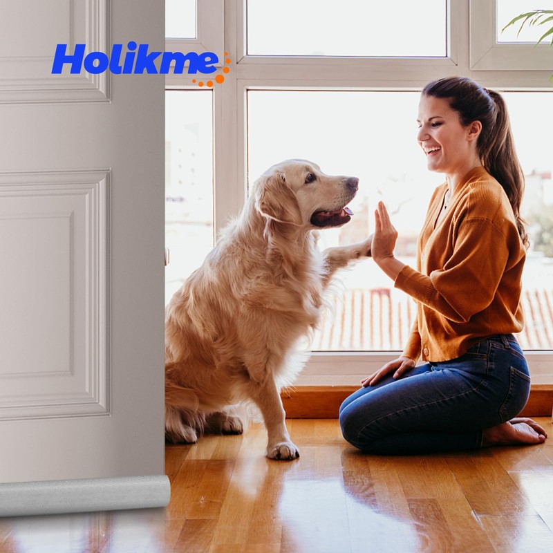 Holikme Door Draft Stopper Door Stoppers for Bottom of Door
