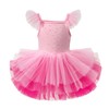Tutu.kk Toddler Dance Leotards Sleeveless Tulle Ballet Skirt Ballerina Birthday
