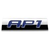 Chrome Finish Metal Emblem AP1 Badge (Blue Letter)