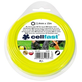 Cellfast Replacement String Trimmer 2.4 mm x 15 m, Yellow