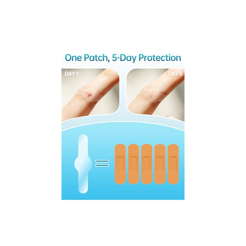 Hydrocolloid Bandages Variety Pack - Thin, Waterproof & Fast Healing