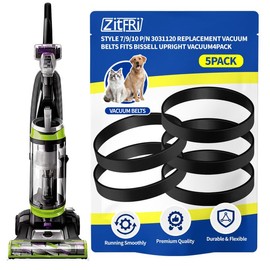 ZITFRI Vacuum Belt 5-Pack Replacement for Bissell Parts 2031093, 1604129 - Compatible with Bissell PowerForce Helix Models 2191, 2191U, 2190, 1240, 1700, 1701, 2691, 2692, 1797, 12B1, 68C7, 3920