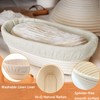 Bread Proofing Basket - 30cm Oval Banneton Proofing Basket, Natural