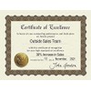 Great Papers! Ready-to-Use Certificates, Excellence, 11 X 8.5, Ivory/Brown/Gold Colors