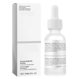 Salicylic Acid Serum 2% Salicylic Acid Solution Face Serum Suitable for Acne Prone and Blemished Skin as well as Pores Reducing