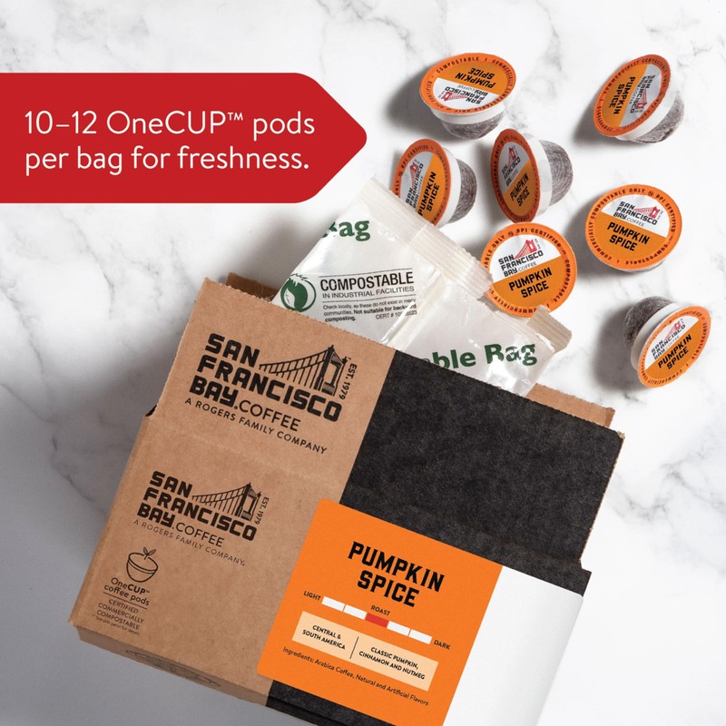 San Francisco Bay Compostable Coffee Pods - Pumpkin Spice (80