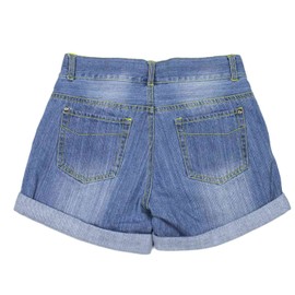 BIENZOE Girls' Jean Shorts, denim