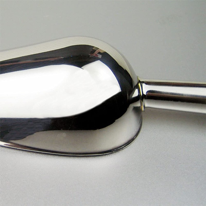 ANCLLO 6oz Stainless Steel Ice Scoop Coffee Bean Flour Scoop