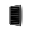 H&C VENT Rectangular Ventilation Grille with Backflow Flap, Plastic Weather