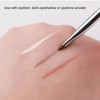 10pcs Sickle Eyeliner Brush Double Ended Sickle Eyeliner Detail Brush