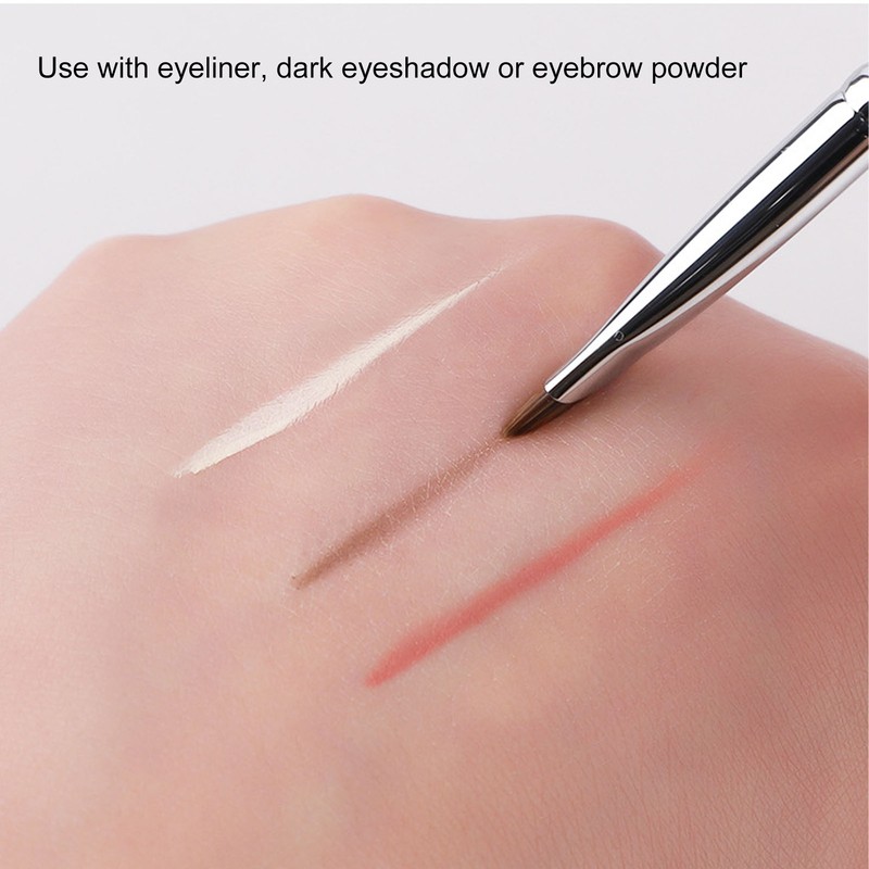 10pcs Sickle Eyeliner Brush Double Ended Sickle Eyeliner Detail Brush