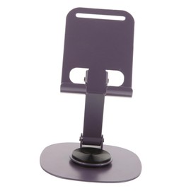 TEHAUX Adjustable Foldable Phone Stand Portable Desktop Holder for Stable Support Hands Streaming for Videos and Webcasts Compatible with All Smartphones and Tablets