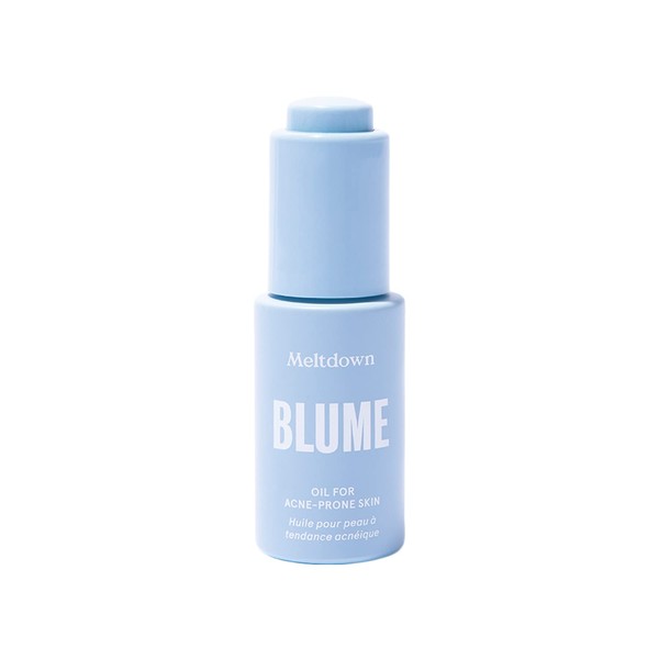 Blume Meltdown Acne Oil - Acne Treatment for Face - Facial Oil with Black Cumin + Blue Tansy + Rosehip Oil - Skin Care for Acne Prone Skin with Blue Tansy (1oz)